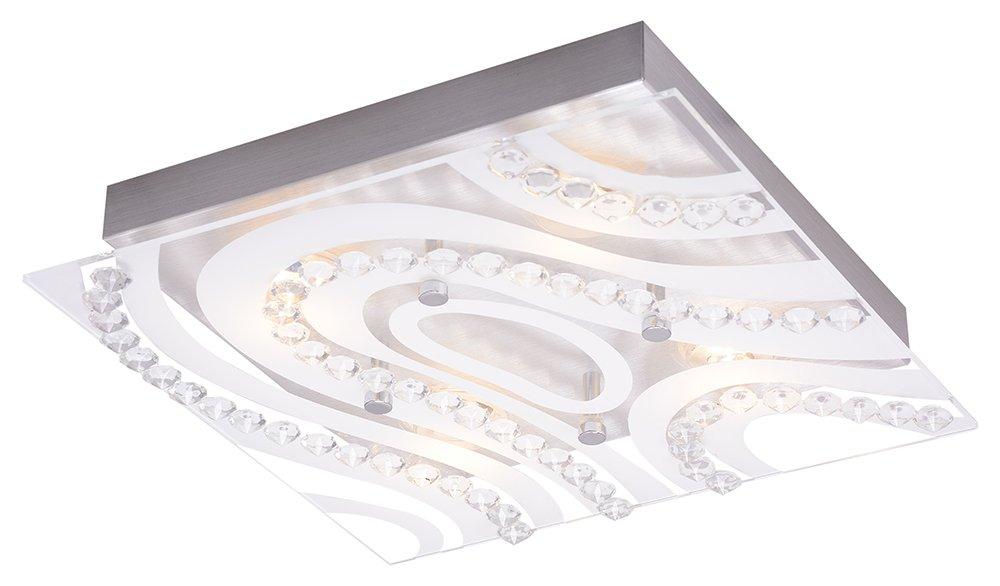 Modern LED Bathroom Light with Clear/Frosted Glass Plate